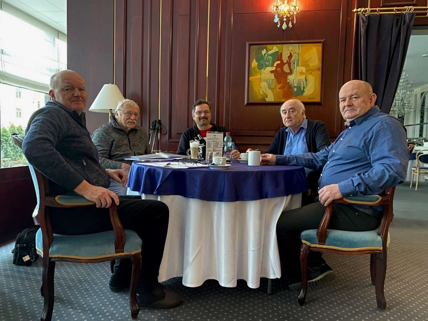Prvé zasadnutie organizačného výboru WOCF Prague 2025, december 2024.